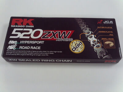 RK CHAINS GB520 ZXW X 112 CHAIN GOLD [XW]