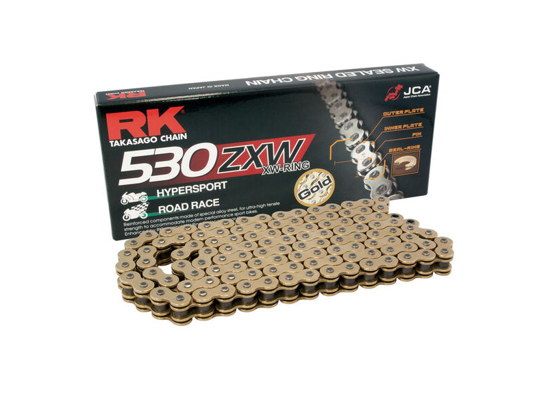 RK CHAINS GB530ZXW X 114 CHAIN GOLD [XW] click to zoom image