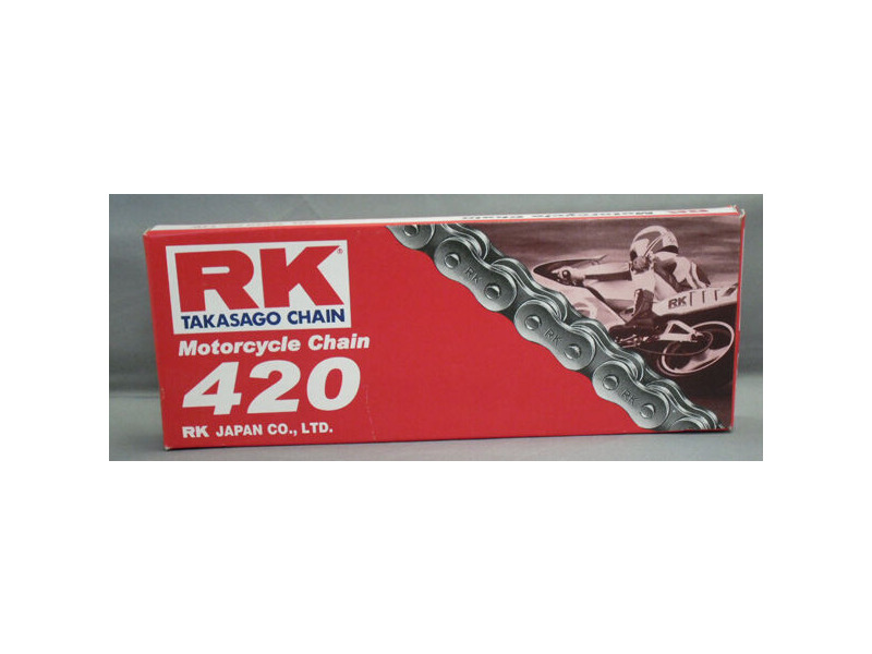 RK CHAINS 420 X 126 CHAIN £18.99 Motorcycle Parts DRIVE CHAINS