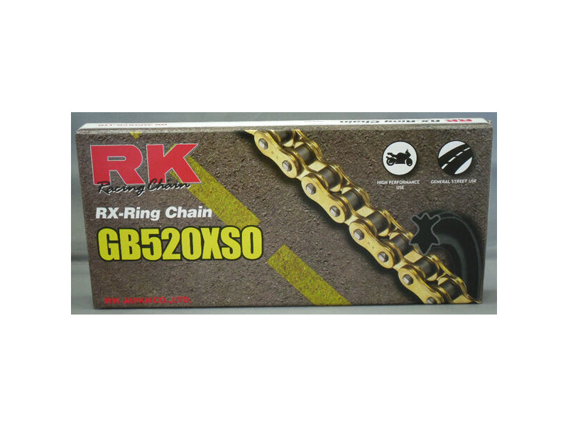 RK CHAINS GB520XSO/Z1 X 128 CHAIN GOLD click to zoom image