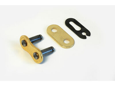 RK CHAINS 428MXZ-CL Gold Premium MX Con Clip Link