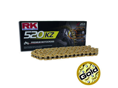 RK CHAINS CHAIN 520KZ PER LINK (200FT=1920) GOLD - HEAVY DUTY