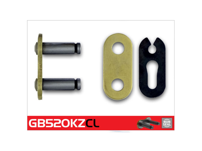 RK CHAINS GB520KZ-CL Premium MX Con Clip Link click to zoom image