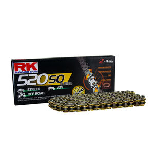 RK CHAINS GB520SO-CL Gold O-Ring Con Clip Link 