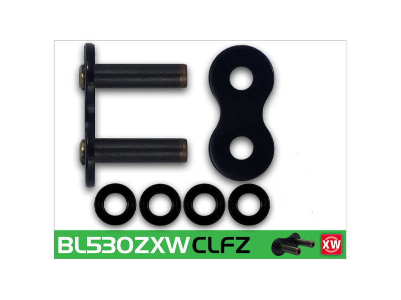 RK CHAINS BL530ZXW-CLF Black Scale Con Rivet Link click to zoom image
