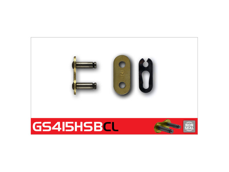 RK CHAINS GS415HSB-CL Gold Heavy Duty Con Clip Link click to zoom image