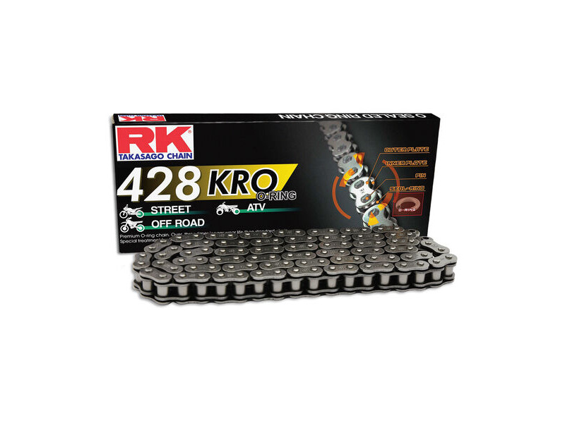 RK CHAINS 428KRO-122 O-Ring Chain click to zoom image