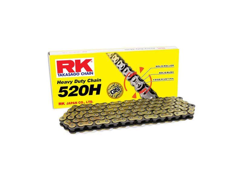 RK CHAINS GS520H-96 Gold Heavy Duty Chain click to zoom image