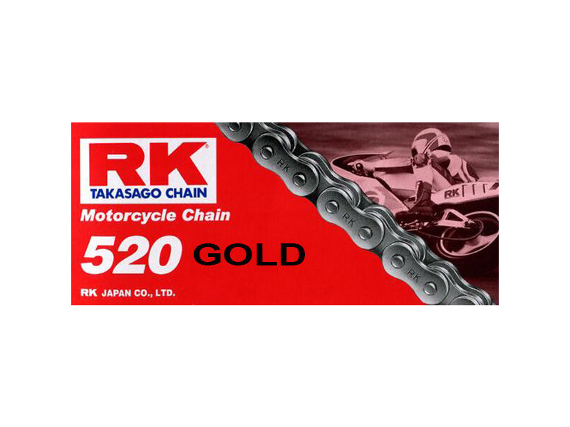 RK CHAINS GS520-110 Gold Chain click to zoom image