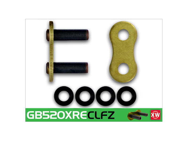 RK CHAINS GB520XRE-CLFZ XW-Ring Gold Chain Rivet Link click to zoom image