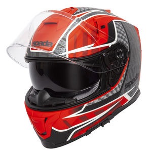 SPADA Helmet SP1 Raptor Matt Black/Red 