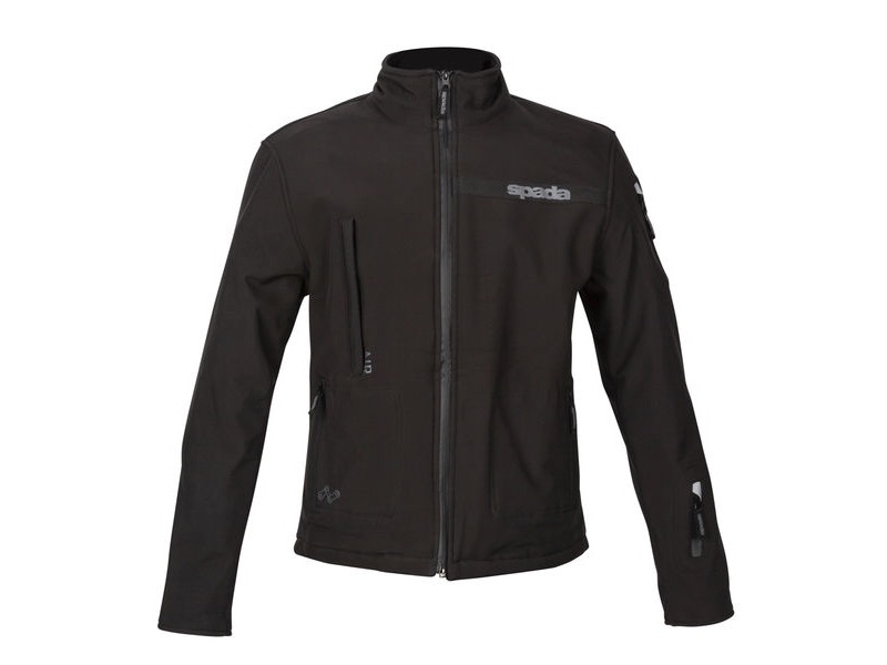 SPADA Textile Jacket Commute CE WP Black click to zoom image