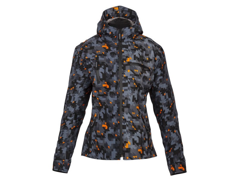 SPADA Textile Jacket Pit Lane Ladies CE WP Camo Orange click to zoom image