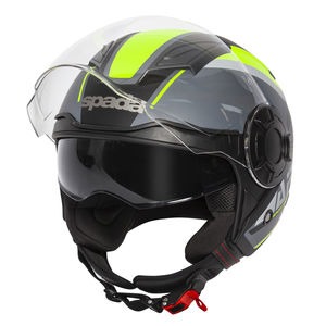 SPADA Helmet Lycan Strobe Matt Black/Yellow 