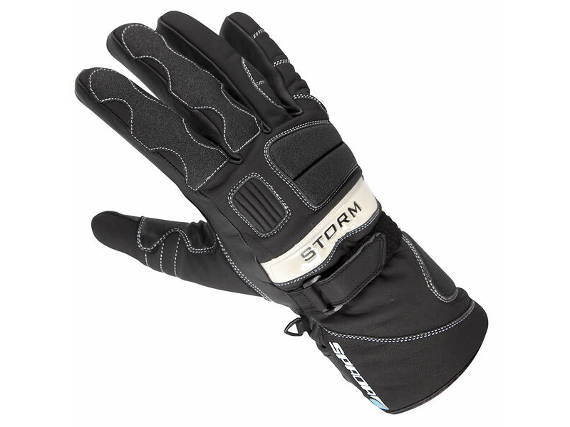 SPADA Leather Gloves Storm CE WP Black click to zoom image