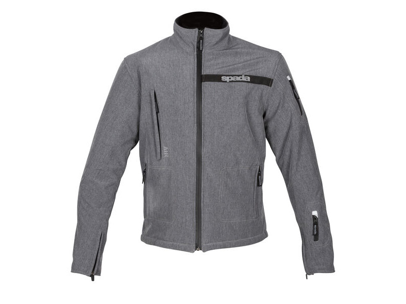 SPADA Textile Jacket Commute CE WP Grey click to zoom image