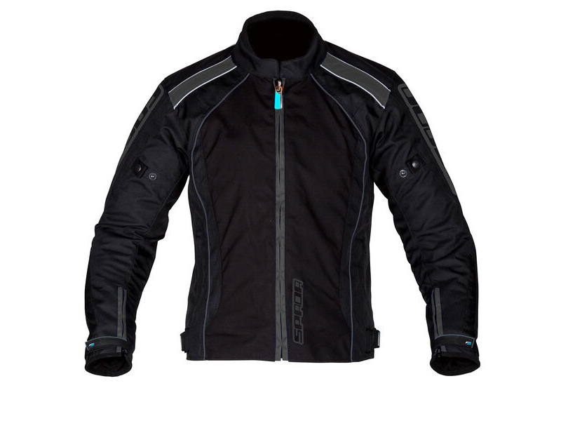 SPADA Textile Jacket Plaza CE WP Black/Gun click to zoom image