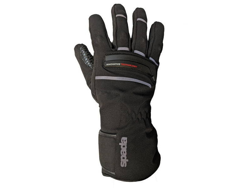 SPADA Leather Gloves Hunza CE Black click to zoom image