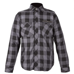 SPADA Maine Jacket Black And Grey Check Shirt 