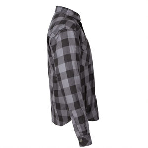 SPADA Maine Jacket Black And Grey Check Shirt click to zoom image