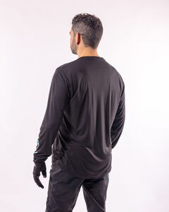 SPADA MTB Trail Long Sleeve T-Shirt Black click to zoom image