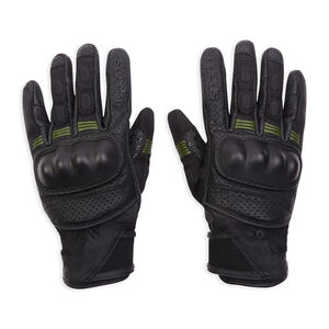 SPADA Leather Gloves Oxygen CE Black click to zoom image