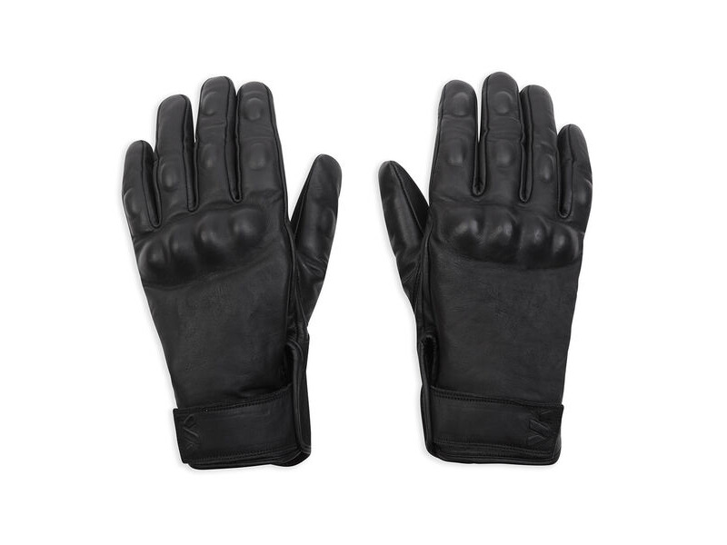 SPADA Leather Gloves Wyatt WP CE Black click to zoom image