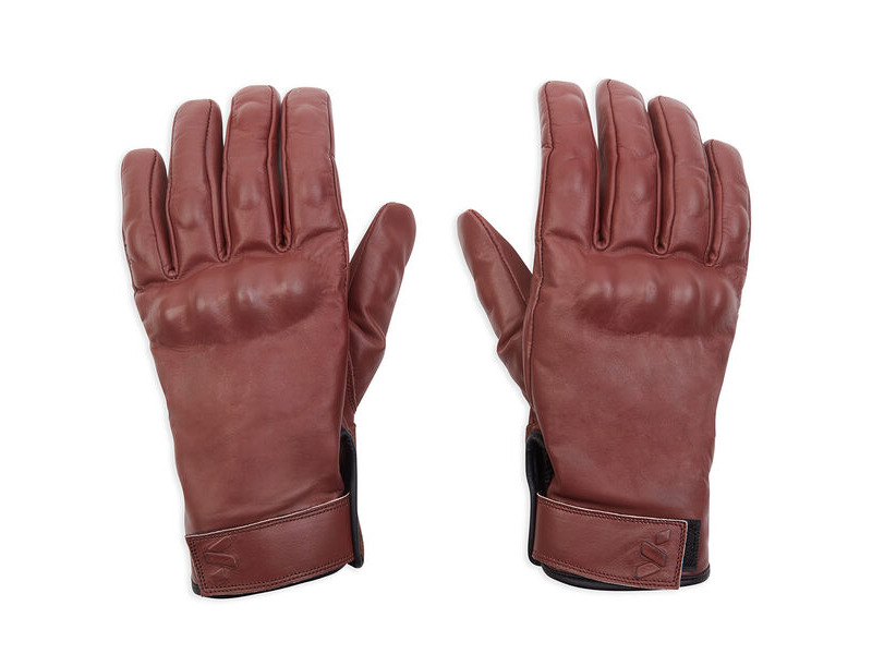 SPADA Leather Gloves Wyatt WP CE Oxblood click to zoom image