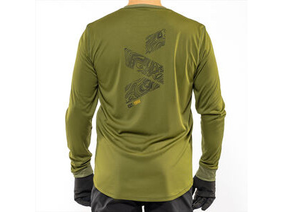 SPADA MTB Topo Thermo Long Sleeve Jersey Olive