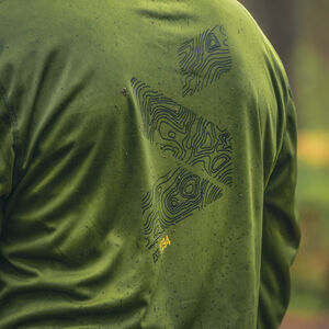 SPADA MTB Topo Thermo Long Sleeve Jersey Olive click to zoom image