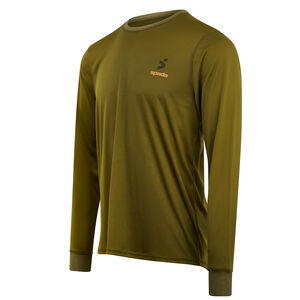 SPADA MTB Topo Thermo Long Sleeve Jersey Olive click to zoom image