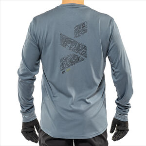 SPADA MTB Topo Thermo Long Sleeve Jersey Stormy click to zoom image