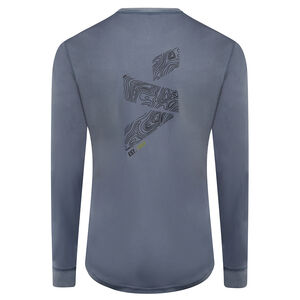 SPADA MTB Topo Thermo Long Sleeve Jersey Stormy click to zoom image