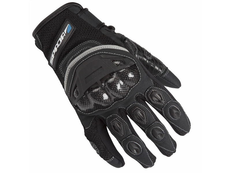 SPADA Textile Gloves CE MX-Air Black click to zoom image