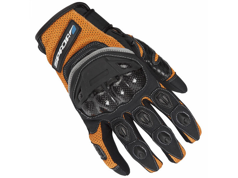SPADA Textile Gloves CE MX-Air Orange click to zoom image