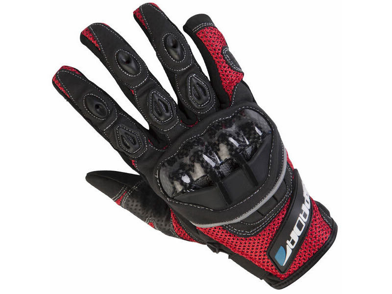 SPADA Textile Gloves CE MX-Air Red click to zoom image