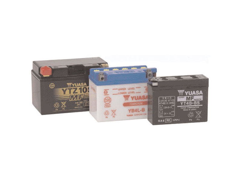 YUASA Batteries YB4L-A click to zoom image