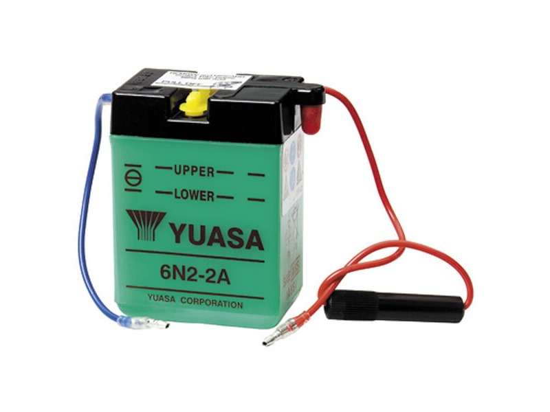 YUASA 6N2-2A-6V - Dry Cell, No Acid Pack click to zoom image