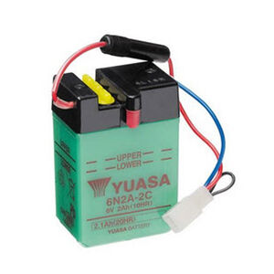 YUASA 6N2A-2C-6V - Dry Cell, No Acid Pack 