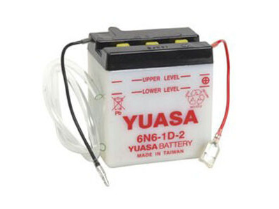 YUASA 6N6-1D-2-6V - Dry Cell, No Acid Pack