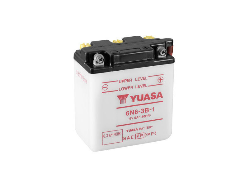 YUASA 6N63B-1-6V - Dry Cell, Includes Acid Pack click to zoom image