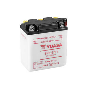 YUASA 6N63B-1-6V - Dry Cell, Includes Acid Pack 