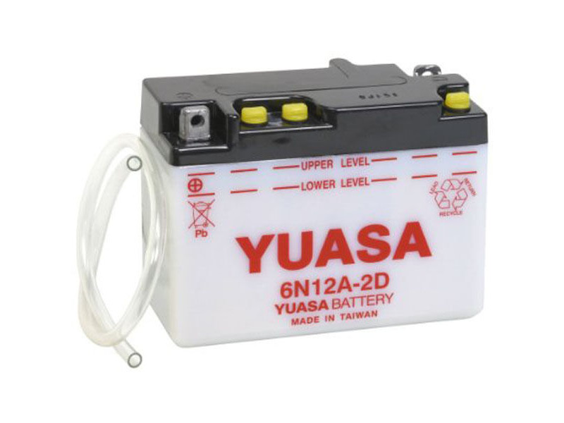 YUASA 6N12A-2D-6V - Dry Cell, No Acid Pack click to zoom image