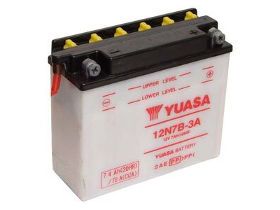 YUASA 12N7B-3A-12V - Dry Cell, No Acid Pack