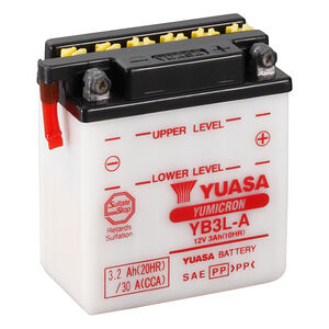 YUASA YB3LA-12V YuMicron - Dry Cell, No Acid Pack 