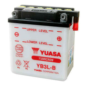 YUASA YB3LB-12V YuMicron - Dry Cell, Includes Acid Pack 