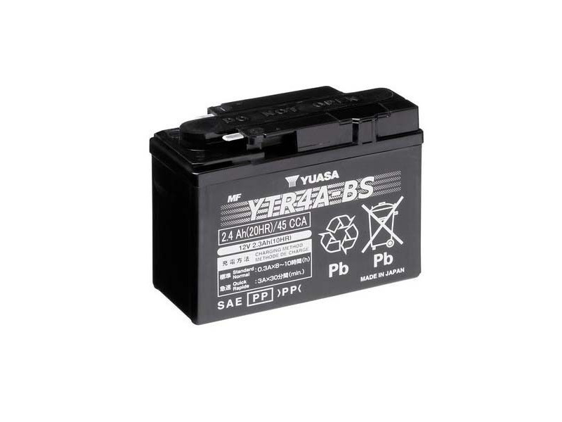YUASA YTR4ABS-12V MF VRLA - Dry Cell, Includes Acid Pack click to zoom image