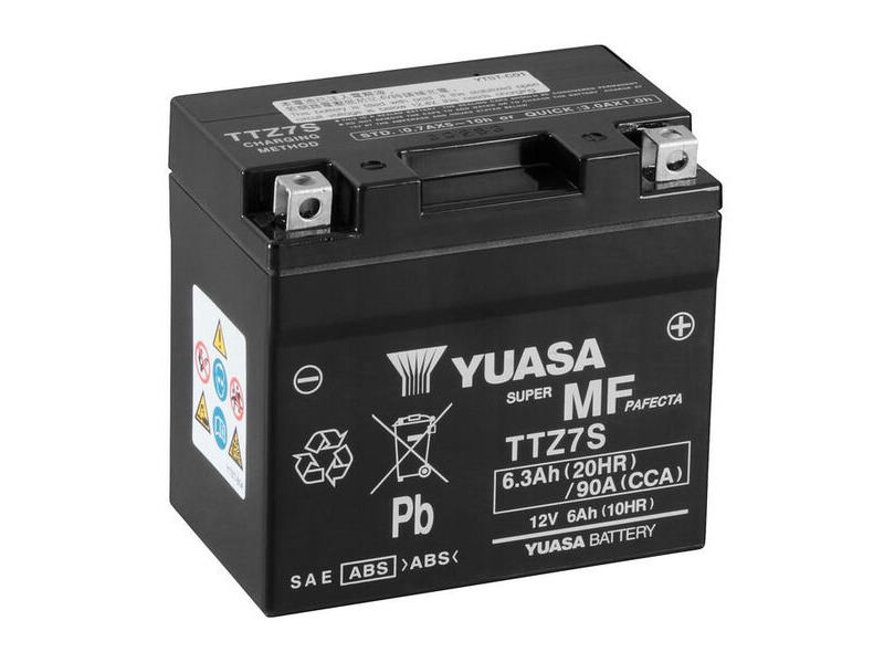 YUASA TTZ7S-12V MF VRLA - Factory Activated Sealed click to zoom image