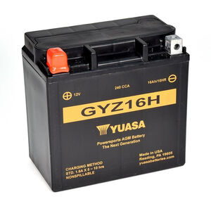 YUASA GYZ16H-12V High Performance MF VRLA - Factory Activated Sealed 