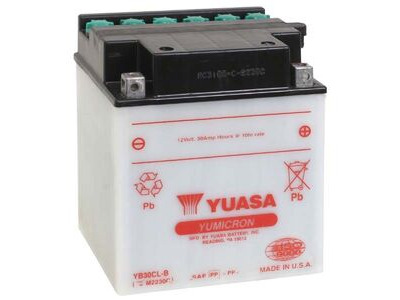 YUASA YB30CLB-12V YuMicron - Dry Cell, No Acid Pack